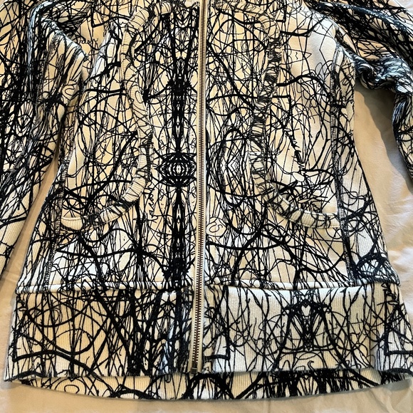 Lululemon Marble Print Scuba Hoodie Size 6 - Picture 2 of 7